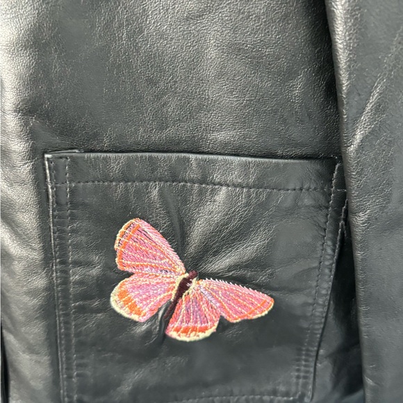 Free People Juliet Leather Jacket Size Large - Picture 7 of 10